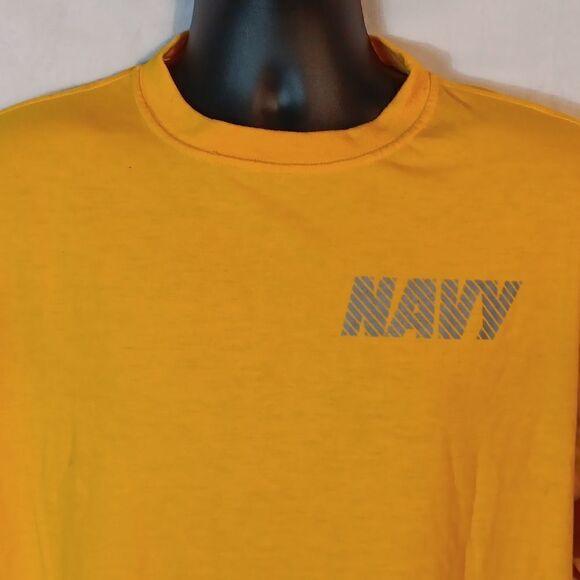 US Navy Undershirt Navy Physical Fitness Uniform Tee - Picture 2 of 6